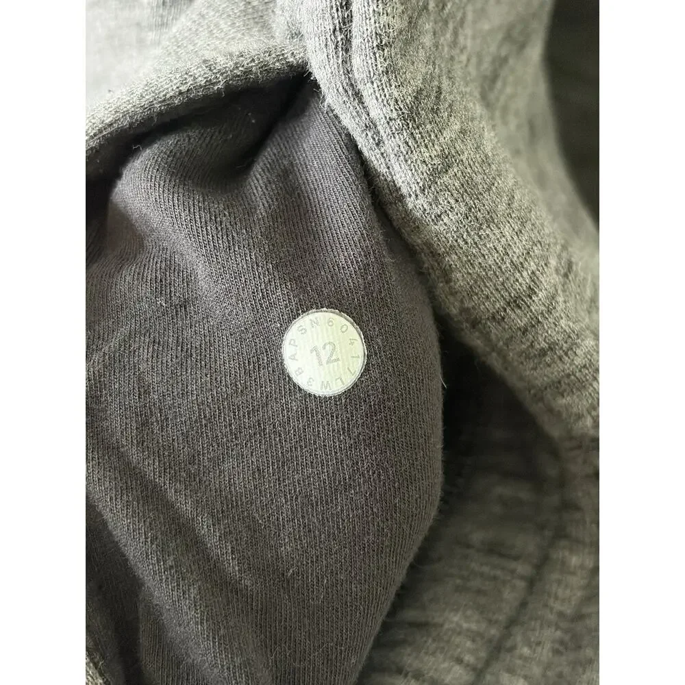 Lululemon To You Tunic in Grey Size 12 Athleisure Sporty Loungewear